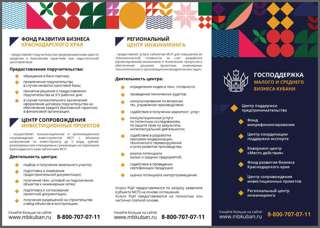Буклет Евро А4 Господдержка МСП 1 01 24.09.2018